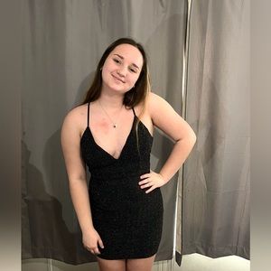 A beautiful black formal dress